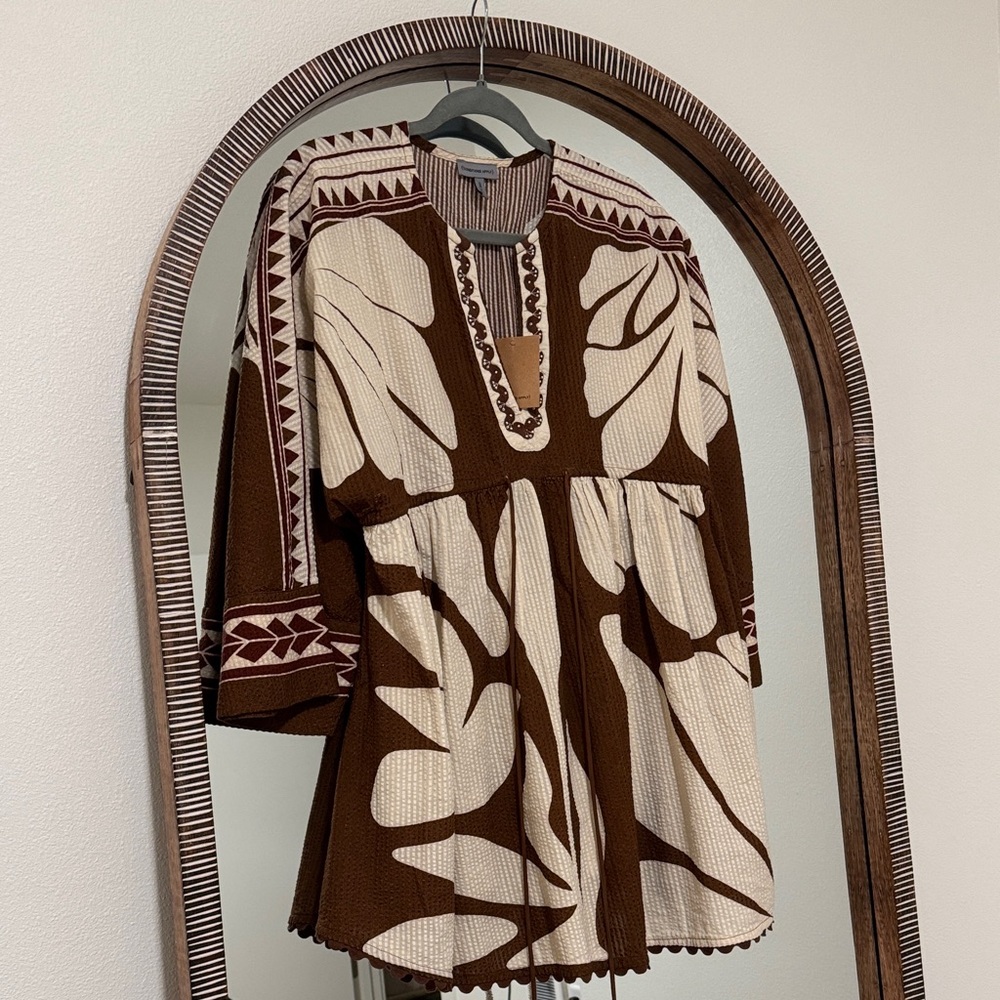 Anthropologie bohemian tunic top